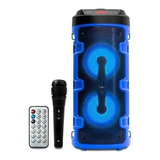 Alto-falante Grasep D-s14 Portátil Com Bluetooth Azul 