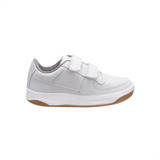 Zapatillas Topper Boris Velcro Color Blanco - Niños 28 Ar