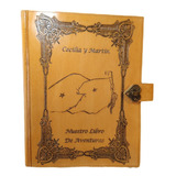 Libro Firmas Gigante Scrapbook Cuero Bodas Aniversarios