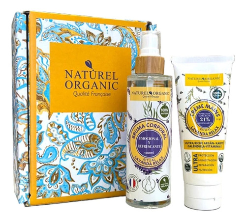 Set Relajación Naturel Organic Crema+bruma Corporal Lavanda