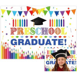 Allenjoy 7x5ft Preschool Graduate Backdrop For Kids Photogra