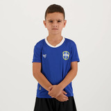 Camisa Super Bolla Copinha Brasil Infantil Azul E Branco