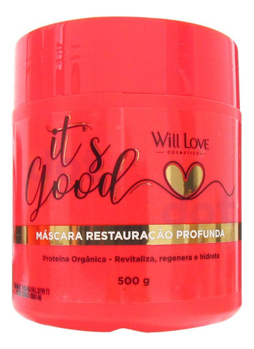 Will Love Perfect Infinite Máscara Restauração Profunda 500g