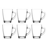 Tazas De Café Capuchino 300cc Vidrio (caja De 48 Unidades)