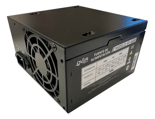 Fuente De Alimentación Overtech Pc 550w Gx-6550 6x