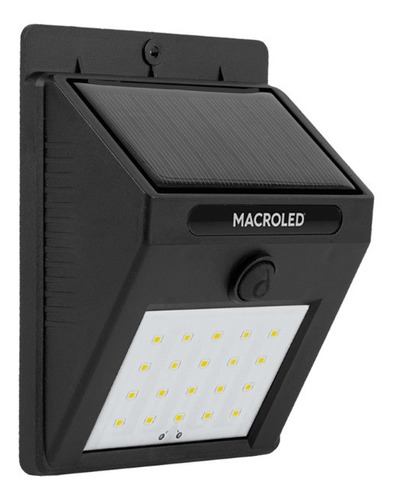 Pack X2 Reflectores Solar Led Exterior Pared Macroled 1.5w