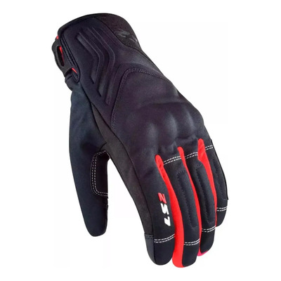 Guantes Ls2 Hombre Jet 2 Negro Corto Fas Motos Color Rojo Talle Xxl | Envío gratis