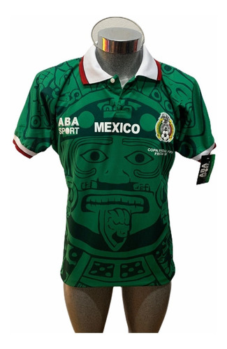 Jersey Aba Sport Selección Méxicana Mexico Mundial 1998