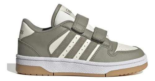 Tenis Casual adidas Break Start Verde Con Blanco Para Niã±o | Envío gratis