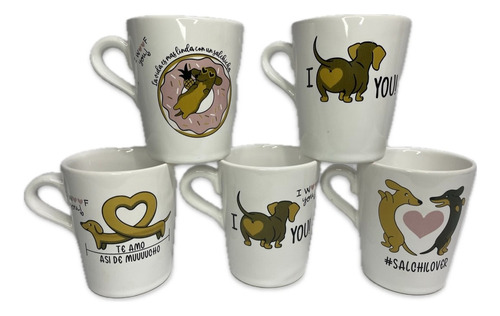 Tazas Día De Los Enamorados Amor Perro Cerámica Estampadax6u