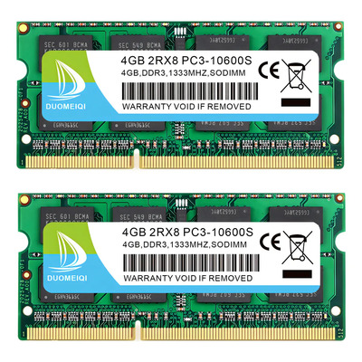 Memoria RAM gamer DDR3 8GB 2 D Duomeiqi 2-4G-10600S-1333-BLUE Sodimm Para Computadora Portátil 204-pin color azul | Envío gratis