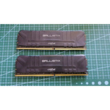 Memoria Ram Ballistix Gamer Color Black  8gb 2 Crucial