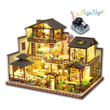 Yuzhen Diy Kit De Casa De Muñecas En Miniatura Con Muebles Y