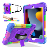 Funda New iPad 2021 Ltrop 10.2 9na/8va/7m Gen P/niños Purple