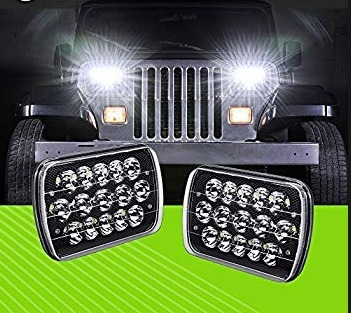 Faro Led Avec  45w De 7x6 Adaptables, Jeep Cherokee Wrangler Foto 4