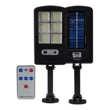 Lampara Solar Led Control Remoto 30 Watts Sensor Movimiento