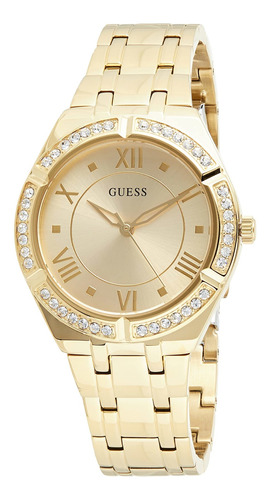 Reloj Mujer Guess Gw0033l2 Cuarzo Pulso Dorado En Acero