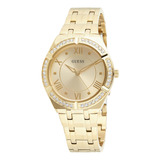 Reloj Mujer Guess Gw0033l2 Cuarzo Pulso Dorado En Acero