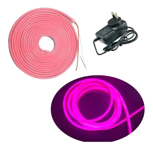 Kit Manguera Luces Luz Neon 5 Mts 12v Exterior Flexible