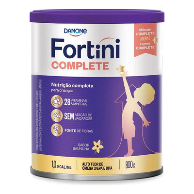 Suplemento Infantil Complete Baunilha 800g Fortini | MercadoLivre