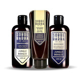 Kit Sobrebarba Shampoo + Balm + Esfoliante Jungle Boogie