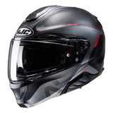 Casco Abatible Hjc Moto Rpha 91 Combust Negro Ecer22-06 