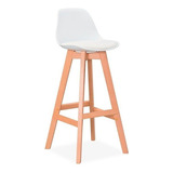 Banqueta Tulip Eames Alta De 75 Cm Piso Al Asiento