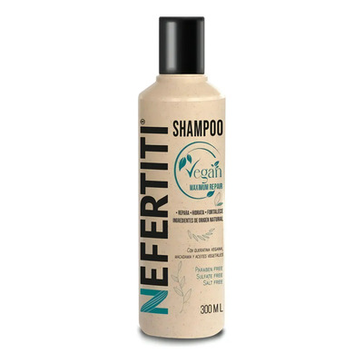 Shampoo Vegan Nefertiti Sin Sal Y Sin Sulfatos Con Keratina | MercadoLibre