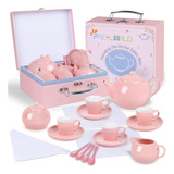 Juego De Fiesta De Té De Porcelana Para Niñas Pequeñas, .