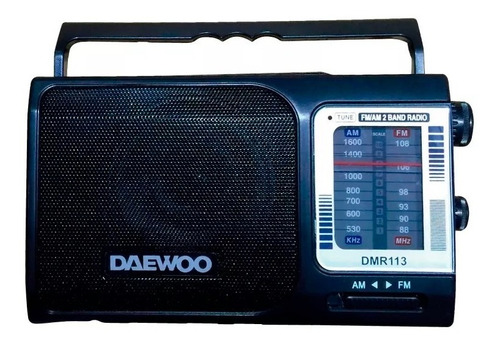 Radio Dual Daewoo Am Fm 220v O Pilas Antena Telescopica