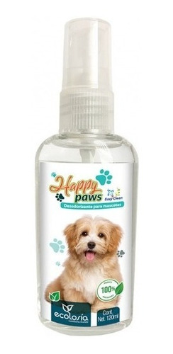 Happy Paws, Desodorizante Para Mascotas 120 Ml