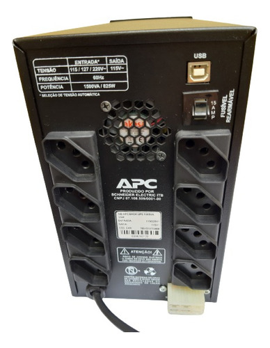 Nobreak Apc 1500va  115v/220v Saída 115v Trocar Baterias