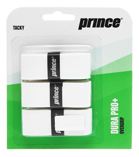 Overgrip Prince Durapro+ Tenis / Padel X3 Color Blanco