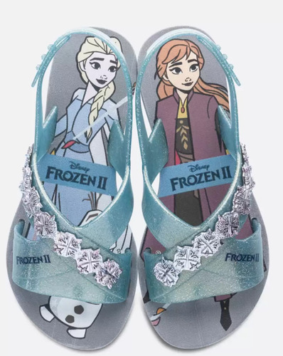 Sandália Feminina Infantil Grendene Frozen Confortável 