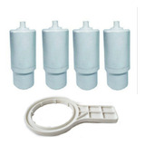 4 Filtros De Agua Repuesto Para Ozono+llave+envio Gratis