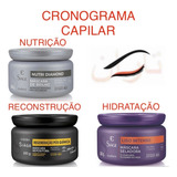 Kit Cronograma Capilar Siage Eudora Diamond, Química E Liso