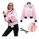Chaqueta De Disfraz Leadtex Vintage 1950s Pink Lady Grease C