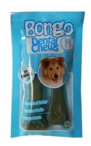 Bongo Snack Dental Chews Hueso Plano 2 Unidades