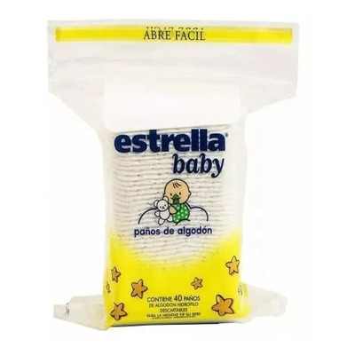Estrella Baby Paños De Algodon X 40