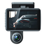 Grabadora Auto 3 Cámaras Dash Cam 4 Pulgadas Retrovisor Clea