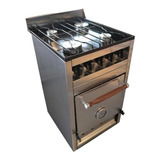 Cocina Industrial 4 Hornallas Horno Pizzero 50 Cm Eg