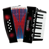 Acordeon Sanfona Infantil Turbinho 8 Baixos - Cores 