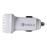 Cargador Auto Doble Dual Usb 12v-32v Carga Rápida 3.0