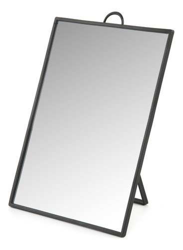 Espelho De Mesa Retangular E Pendurar Na Parede - 29x22cm