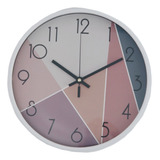 Reloj De Pared Moderno Colores Grande Silencioso 30 Cms
