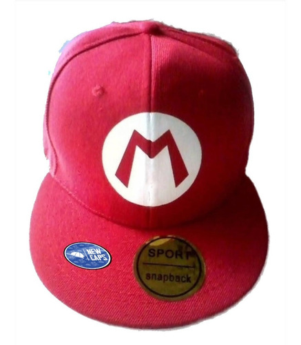 Gorra Plana Mario Bross New Caps