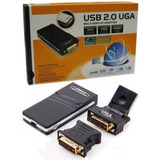 Adaptador Usb 2.0 E 3.0 Uga Multi-display Hdmi Vga Com Plug