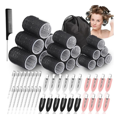 60 Tubos Para Rizar Cabello Abrazadera Plástica Para Cabello | MercadoLibre