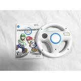 Mario Kart Wii Videojuego + Volante + Control + Nunchuk