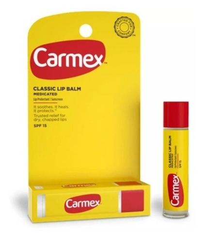 Carmex Balsamo Labial Original 100% Barra Spf 15 Nuñez